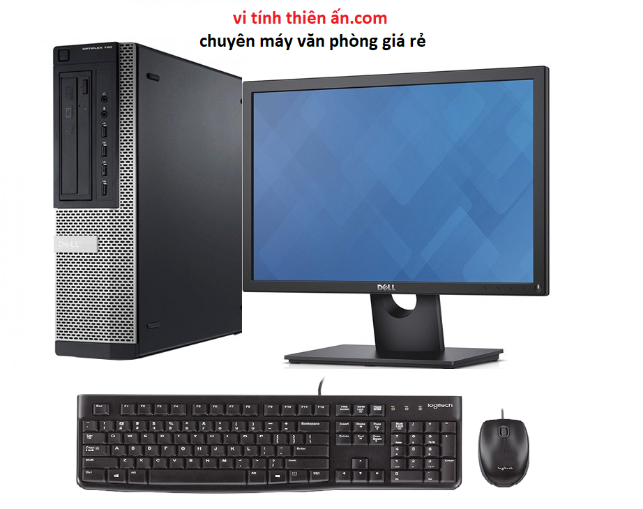 Máy bộ Dell văn phòng i5 thế hệ 4 + Màn hình 19 inch